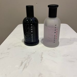 Two 3.3ml bottles of BOSS cologne